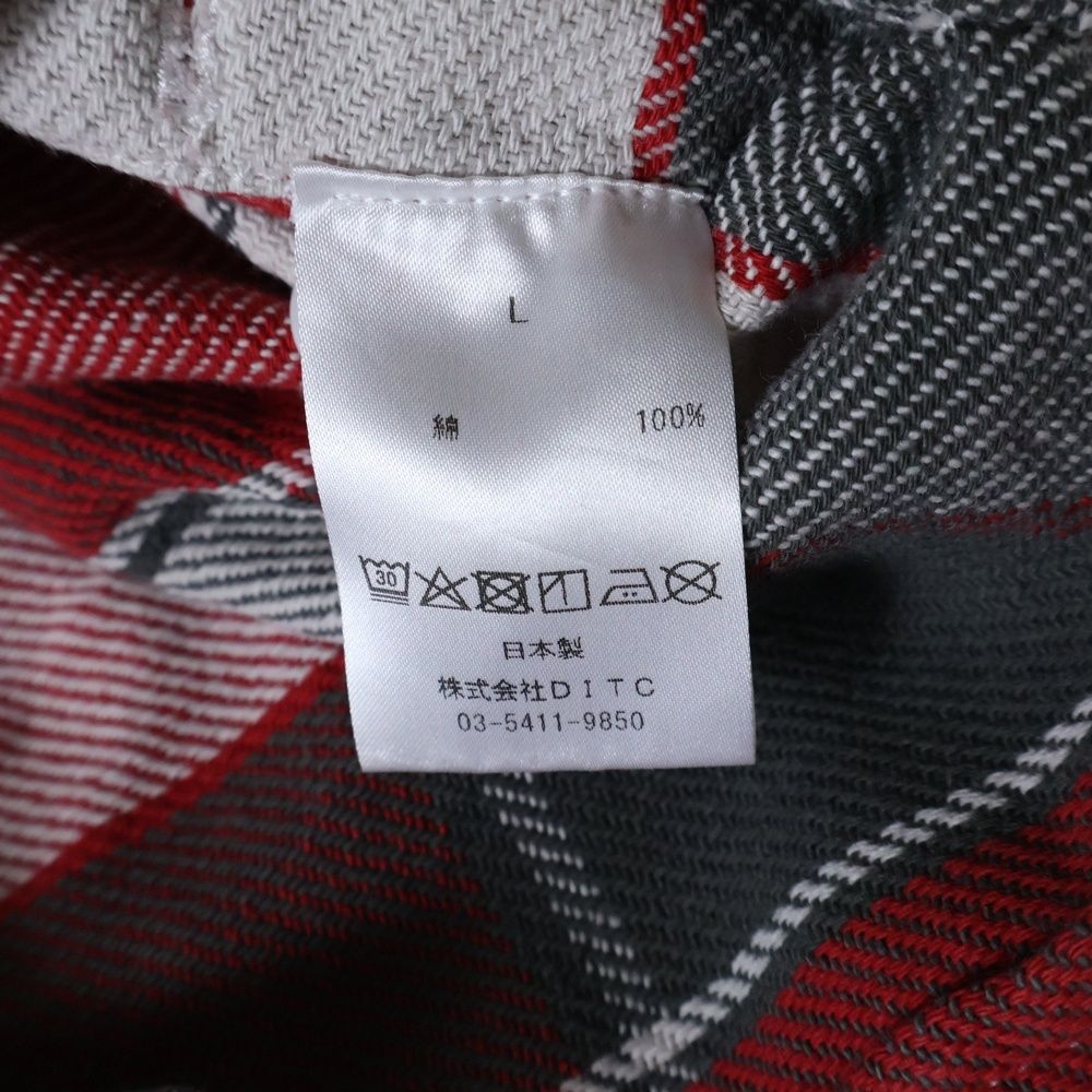 BOWWOW (バウワウ) 23AW REPAIR AGEING FLANNEL SHIRTS ダメージ加工