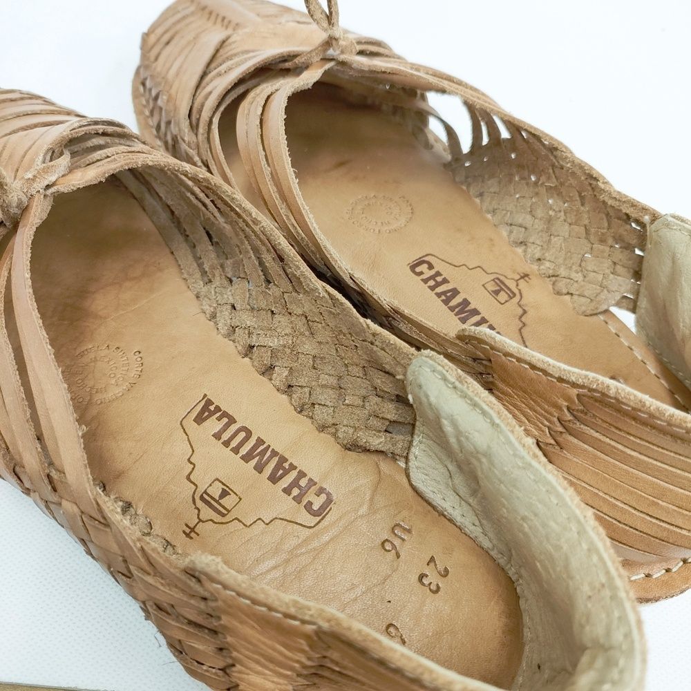 CHAMULA ナヤリット Nayarit ハンドメイド レザーサンダル 革 定価