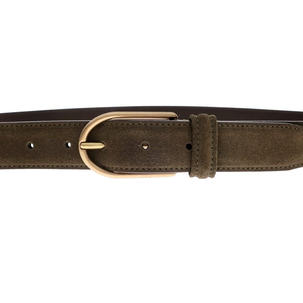 新品】アンダーソンズ Andersons スエード ベルト オリーブグリーン 