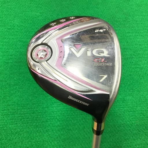 ブリヂストン TOURSTAGE ViQ CL 2010 7W クリスタルピンク フェアウェイウッド FW VT-30w フレックスA レディース 女性用 右利き 右用 Cランク ゴルフクラブ