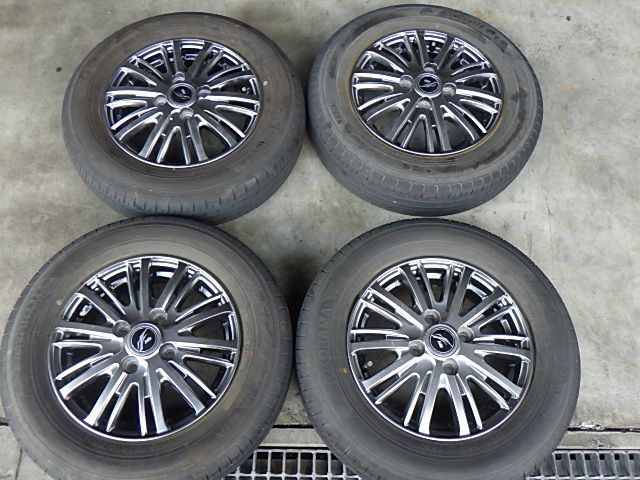 231-680 Fang アルミホイール＆ラジアルタイヤ 145 80R13 2020年 ４本セット