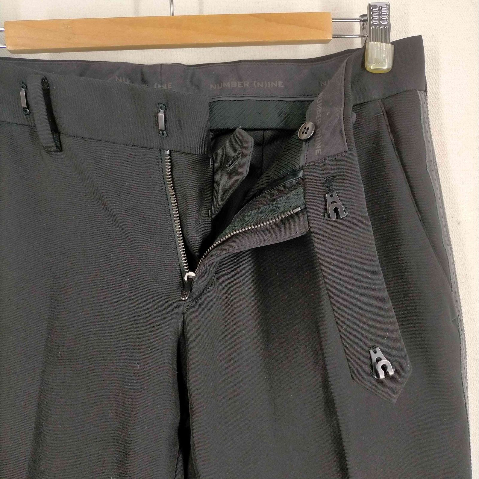 【希少】　ナンバーナイン　06aw NOIR期　メダリオン　スラックス　3 ナンバーナイン 06aw NOIR期 メダリオン スラックス 3 サイド