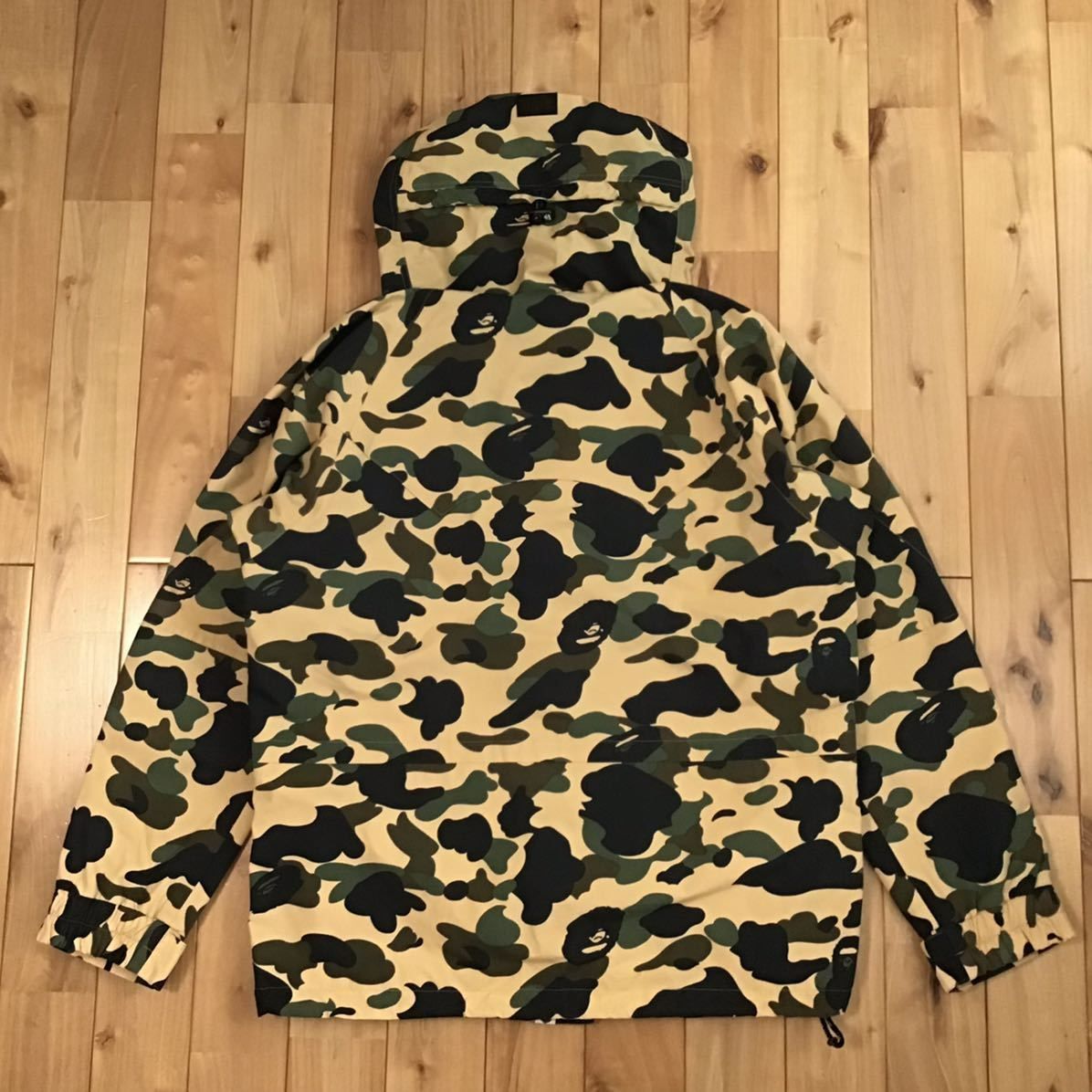 GORE TEX スノボジャケット Mサイズ a bathing ape BAPE snowboard jacket エイプ ベイプ アベイシングエイプ 迷彩 1st camo yellow