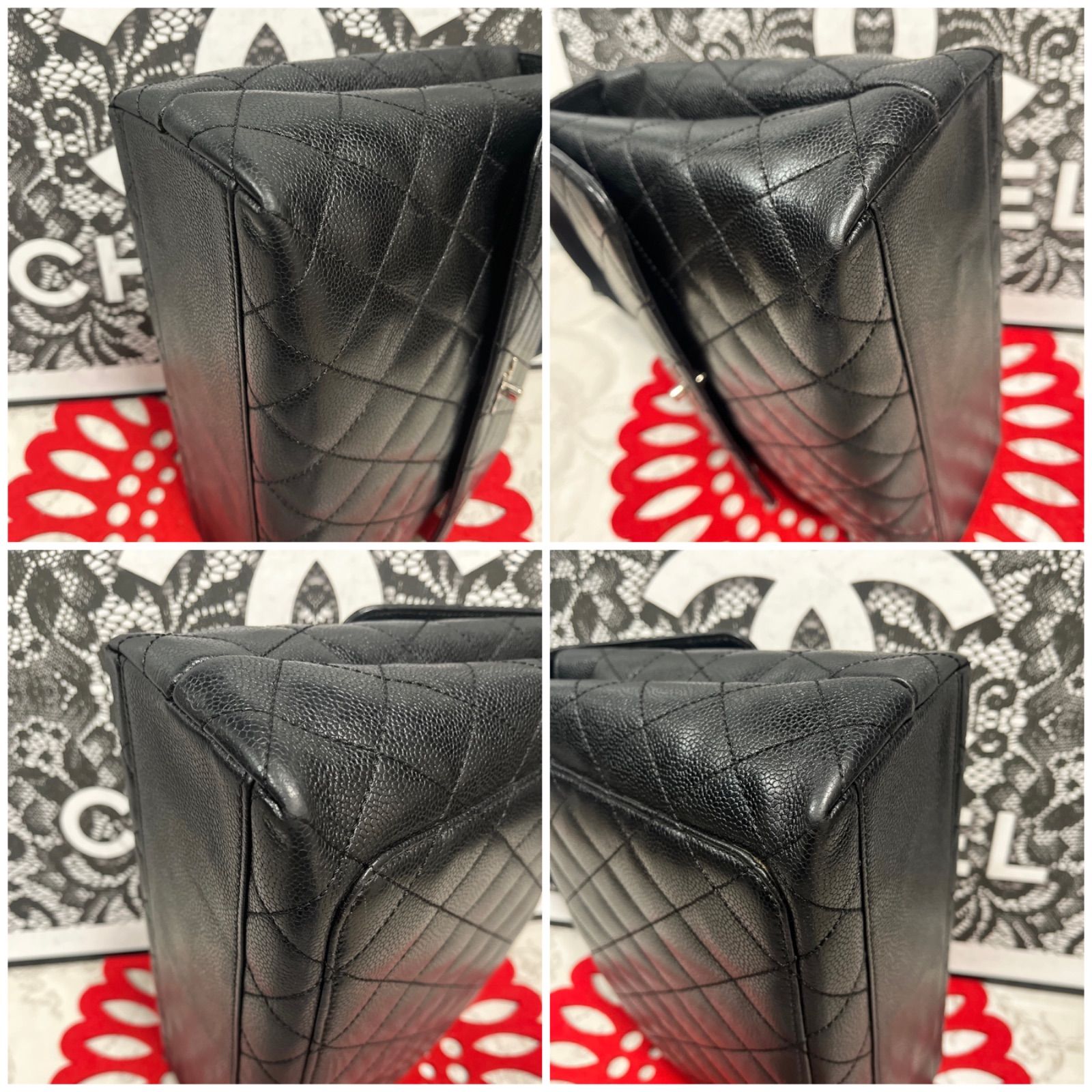 極上美品 シャネル CHANEL ケリーバッグ ハンドバッグ マトラッセ 042 ◇◇ 極美品 シャネル ☆ CHANEL ケリー ハンドバッグ マトラッセ