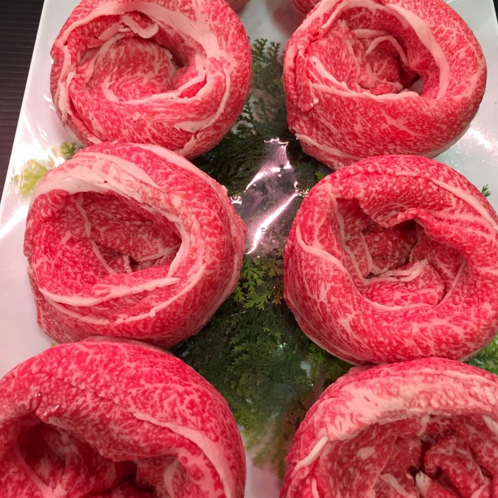 福袋・半額ポスター - クリーニング屋さん専用の通 くまもと食彩の力 熊本県産 しゃぶしゃぶ用 上バラ 黒毛和牛 牛肉