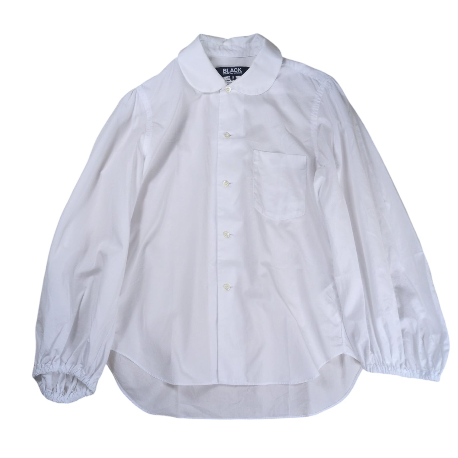BLACK COMME des GARCONS 2023SS バルーンスリーブ 丸襟シャツ - メルカリ