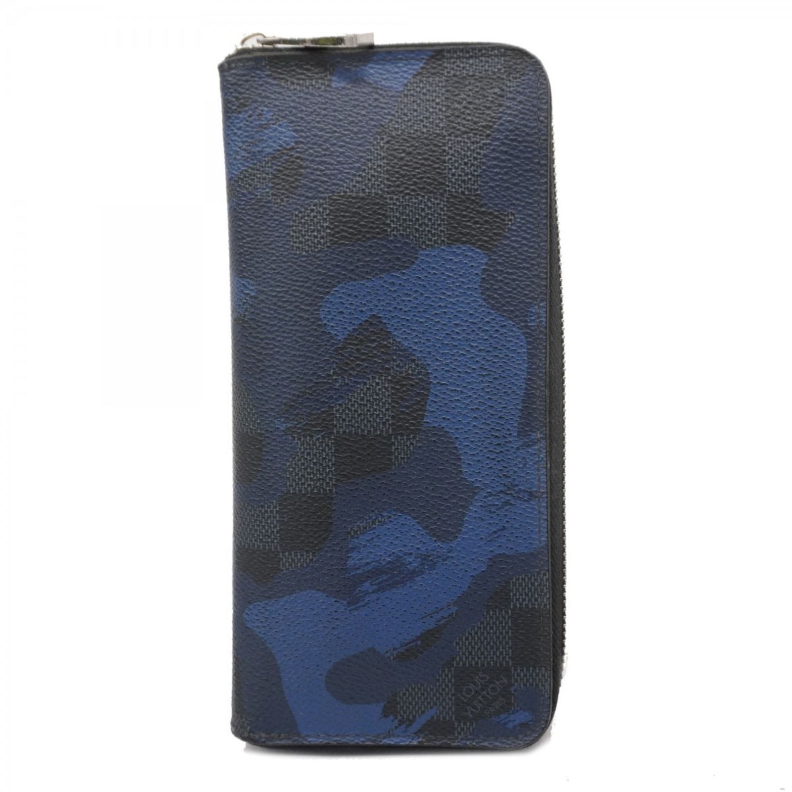 ルイ・ヴィトン(Louis Vuitton) ルイ・ヴィトン 長財布 ダミエ・コバルト カモフラージュ ジッピーウォレットヴェルティカル N63293 ミッドナイトブルーメンズ
