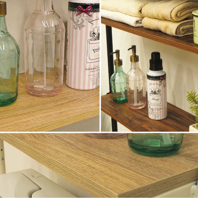 突っ張り洗濯機ラック 幅90