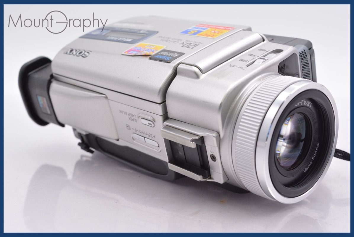 ☆特別特価☆ ソニー SONY HANDYCAM DCR-TRV20 120x バッテリー付属 同