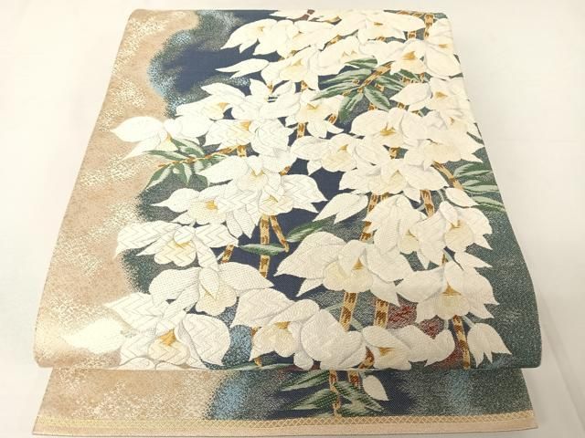 平和屋着物●豪華振袖　絞り　花車文　正絹　逸品　AABA7965ck 平和屋着物○豪華振袖 絞り 花車文 正絹 逸品 AABA7965ck 平和屋着物□