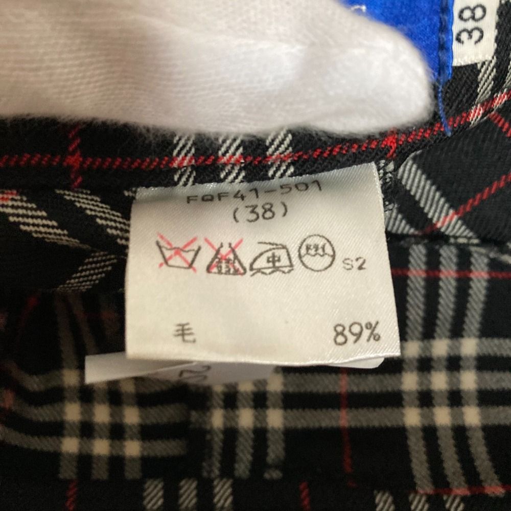 バーバリー　Blue Label 黒パンツ　サイズ36 良品 BURBERRY BLUE LABEL バーバリーブルーレーベル