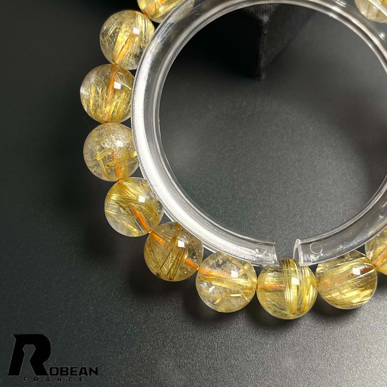 上級 EU製 定価33万円☆ROBEAN・極!極満針ルチルクォーツ