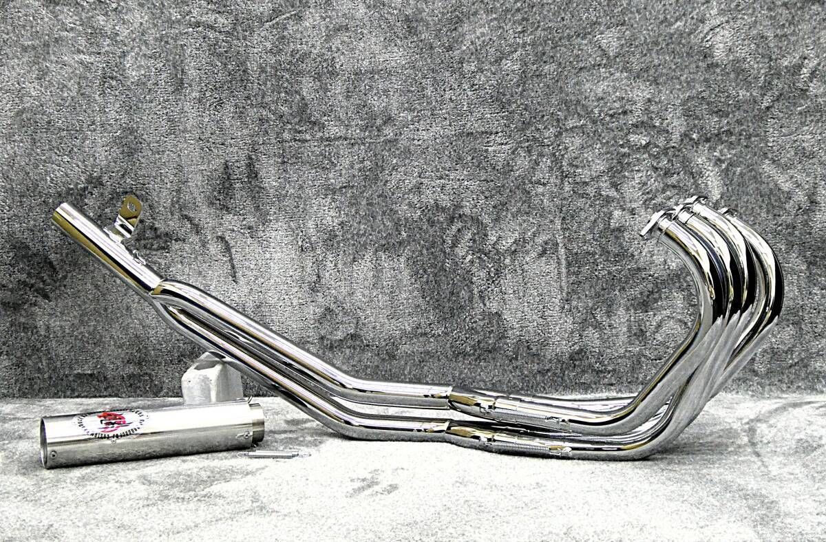 バリオス2 豪 42.7πマフラー メッキ アウター/後期ZR250B関西低