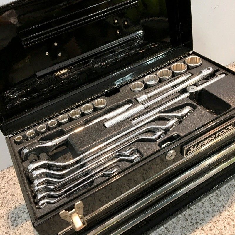 【完売商品】スーパーツール　プロ用デラックス工具セット　S7000DX【中古美品 sanesufitting_2502-4236