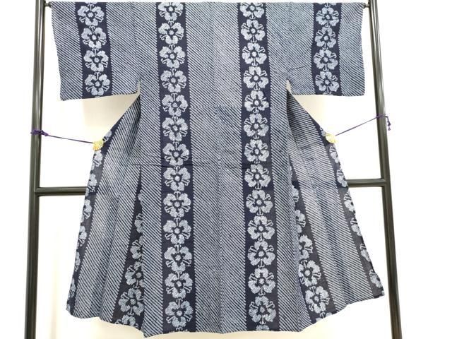 平和屋着物∴夏物 男性 浴衣 有松鳴海絞り 花間道 綿 DAAV7276cd