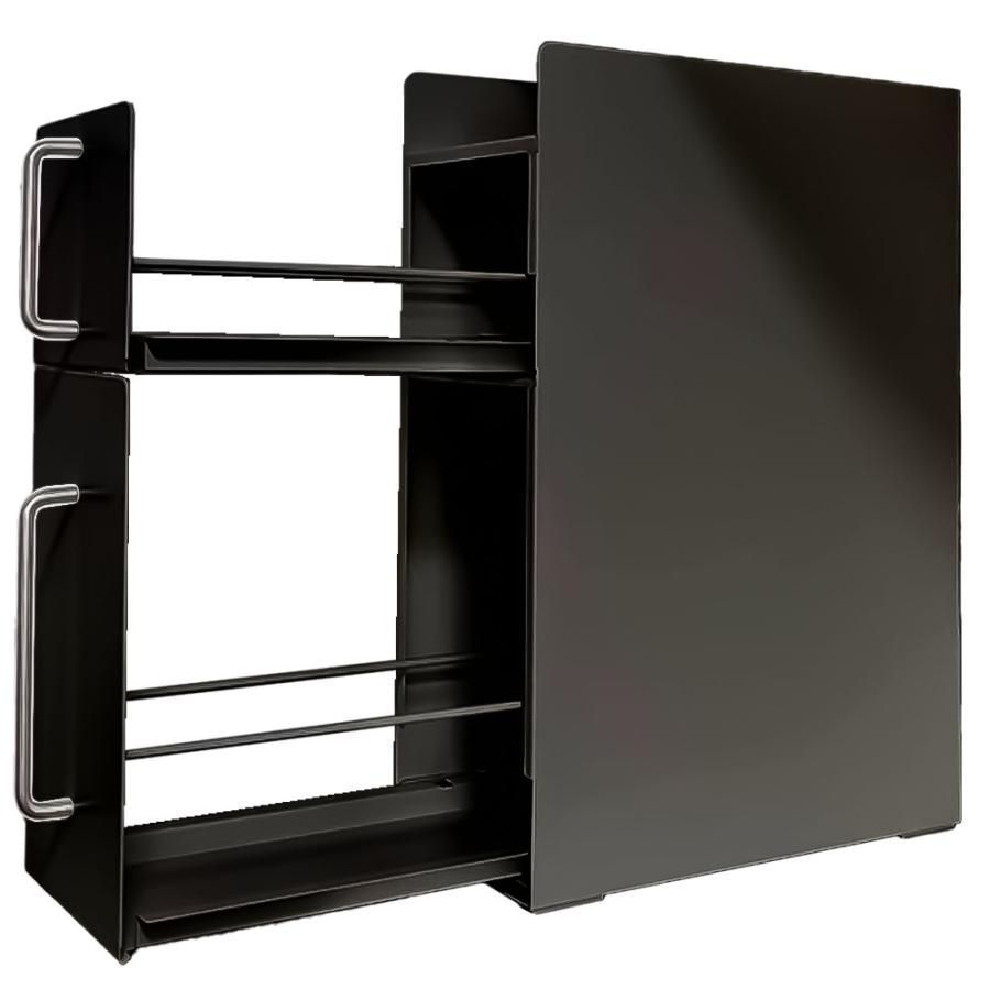 調味料ラック スパイスラック 調味料 収納 隠せる調味料ラック 2段 3段 調味料入れ おしゃれ 引き出し 隠せる 省スペース カウンター上収納