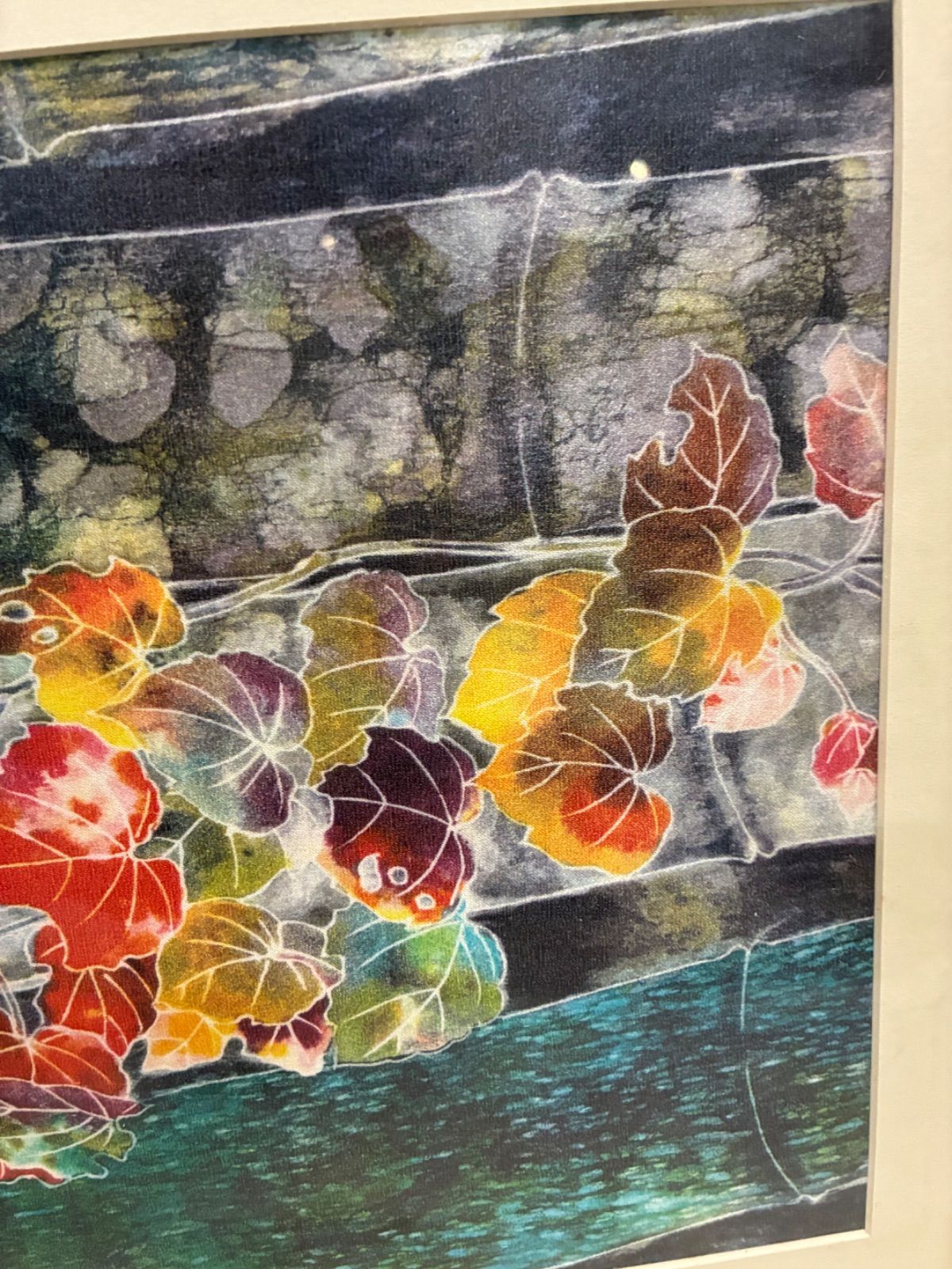 水墨画 竹の絵 落款あり 水墨画 竹の絵 落款あり Wind Bamboo and Sparrow