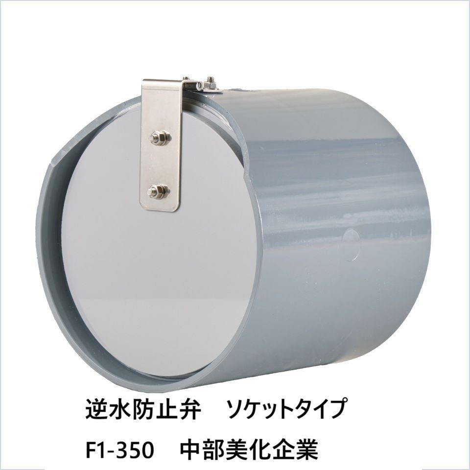 逆水防止弁 ソケットタイプ F1-350 中部美化企業 要在庫 時 出荷日数２～４週間程度