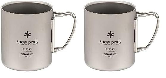 Snow Peak スノーピーク snow peak チタンダブルマグ 300 MG-152 × 2