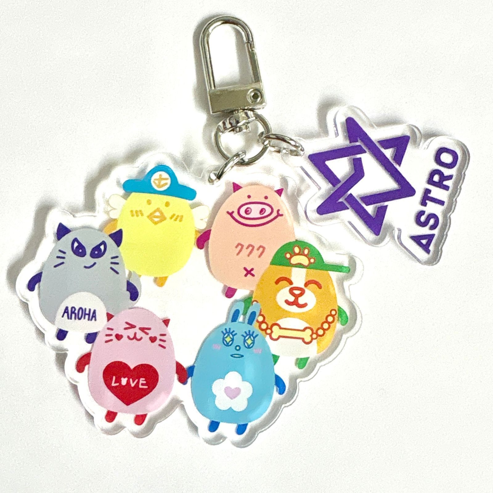 ASTRO ムンビン ROROHA ニャンニャ アクリル キーホルダー ASTRO ロロハ roroha キーホルダー