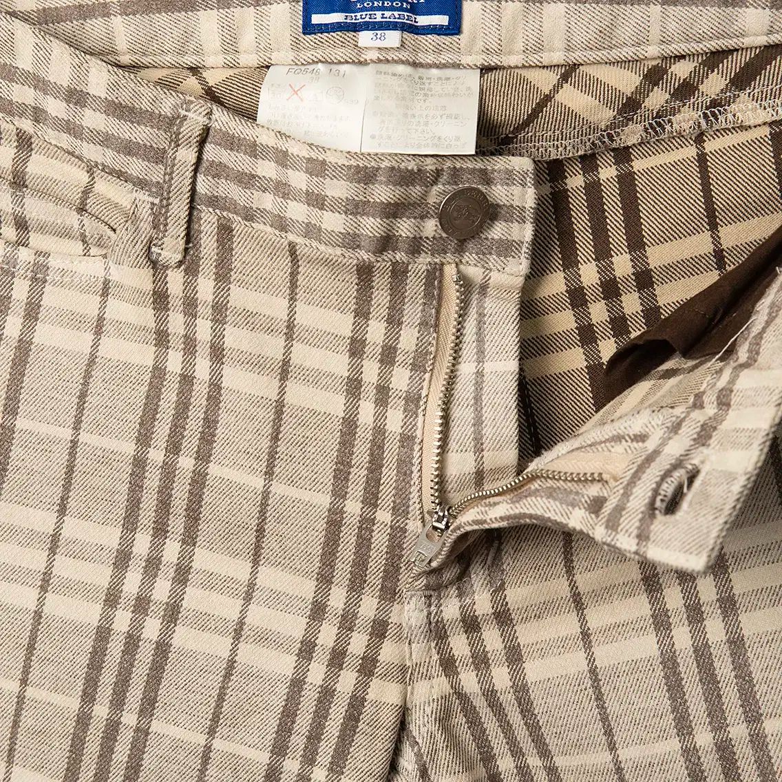 チェック パンツ