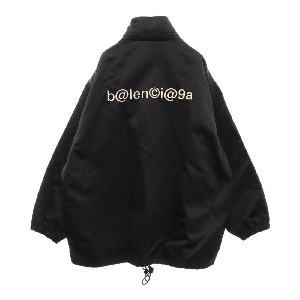 BALENCIAGA (バレンシアガ) Black Symbolic Logo Jacket シンボリック バックロゴ刺繍ナイロンジャケット ブラック  622992 TYD31