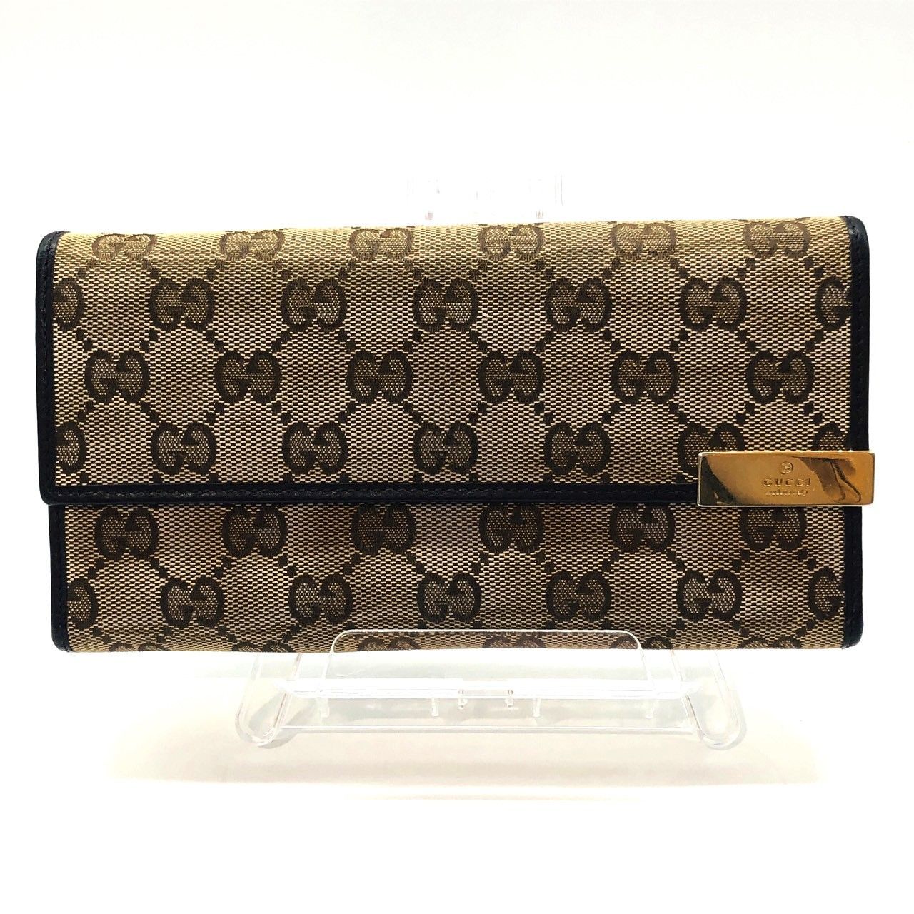 ☆グッチ GUCCI 長財布 291099 GGキャンバス ブラウン系 中古 005791