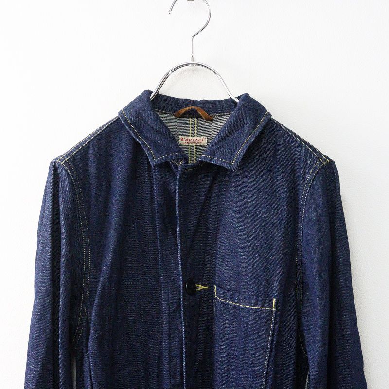 kapital インディゴ　コート キャピタル KAPITAL 8ozデニムショップコート 1(S)インディゴ