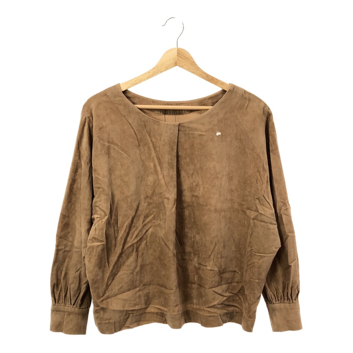 MINA PERHONEN ミナペルホネン PA1525 COLLEEN ベルベットトップス 