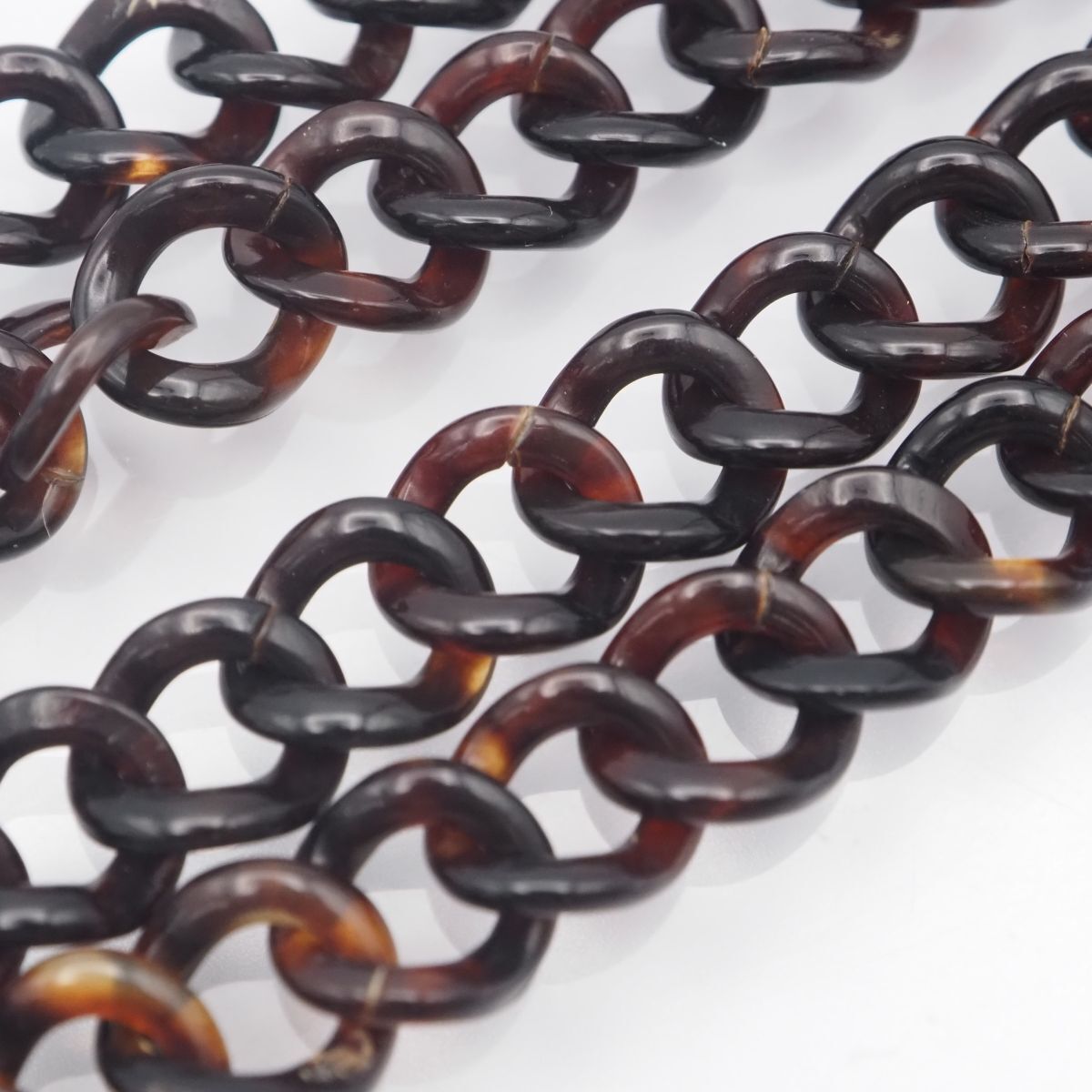 2AD77 鼈甲べっ甲 ネックレス 本べっ甲 ネックレス 最上級 飴色 極上