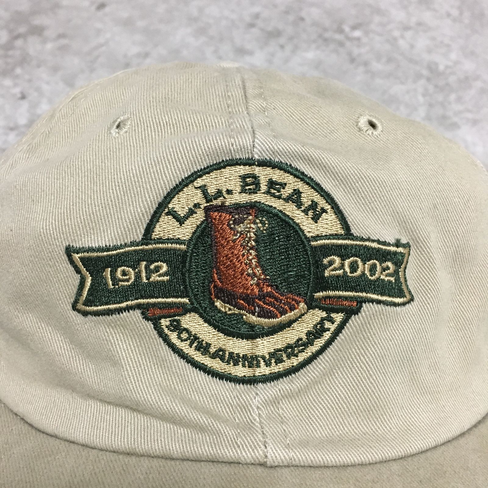 00s USA製 L.L.Bean Beanboots 6 Panel Cap エルエルビーン ビーンブーツ 6パネル キャップ