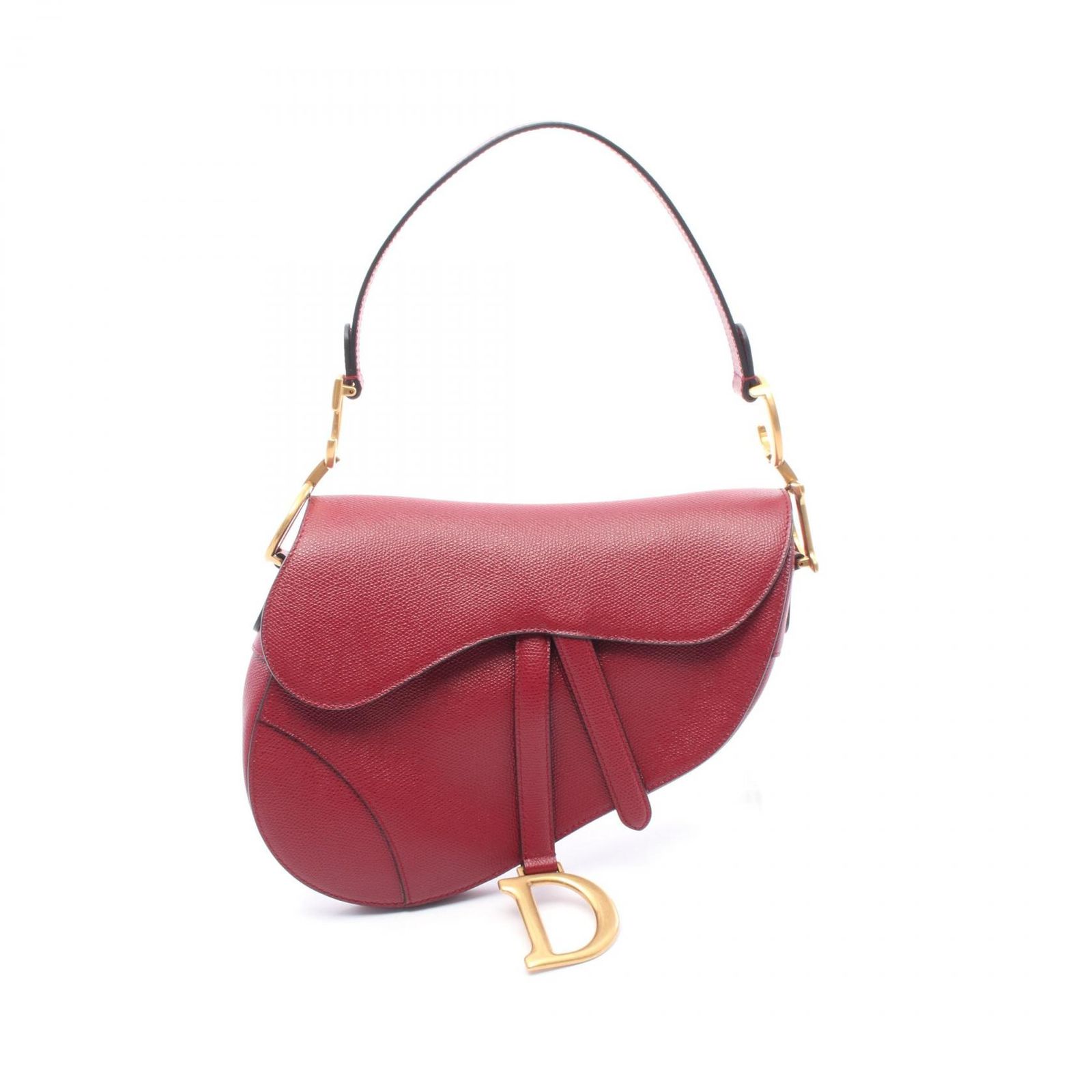 正規品 Dior♡ ディオール トロッター サドル バッグ ワインレッド ディオール トロッター サドル ハンドバッグ ワンショルダー
