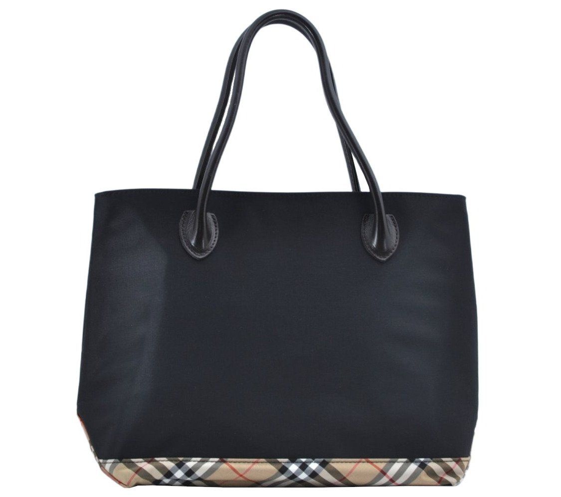 バーバリーブラックレーベルトートバック モノグラム 希少 バーバリー