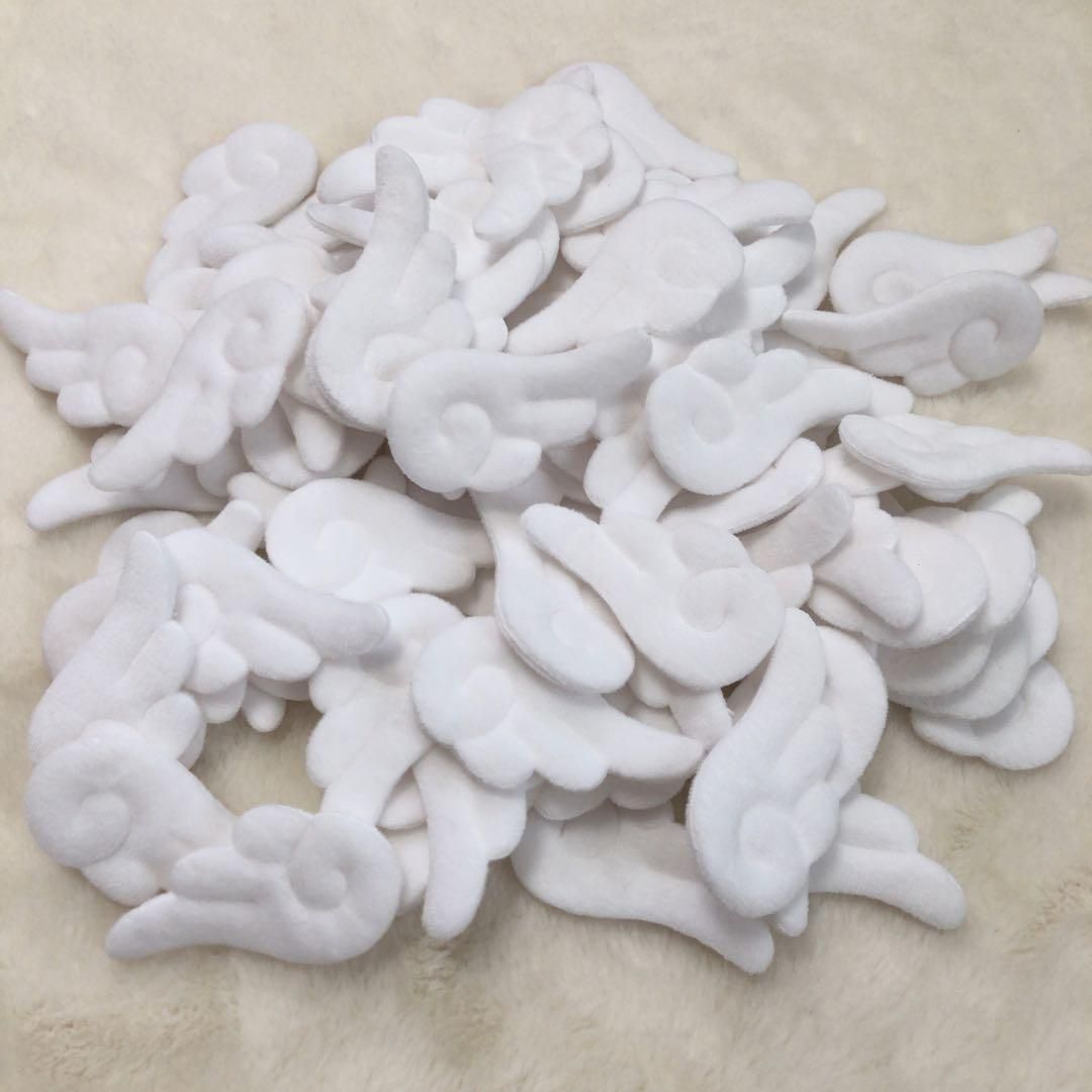 天使の羽 80個 白 羽根 はね デビル 量産型 こうもり コウモリ ぬい服