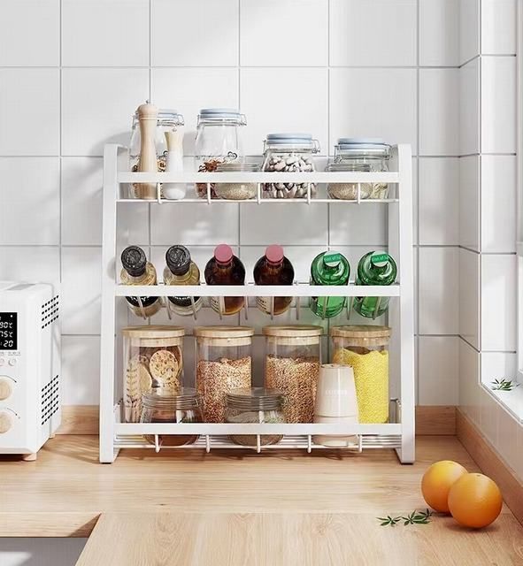 ☆３段調味料収納ラック　耐荷重＆安定感　多機能 ☆3段調味料収納ラック 耐荷重＆安定感 多機能 【公式通販】