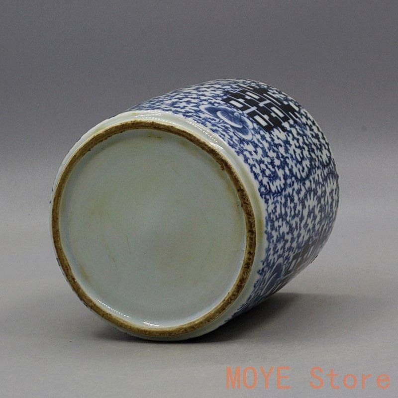 清四喜銅環蓋缶 納物缶 茶道具 景徳鎮 陶磁器 装飾品 現代工芸品