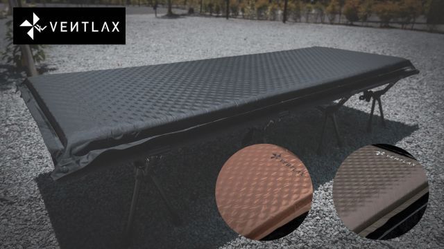 ヴェントラクス インフレータブルマット ワイド VENTLAX INFLATABLE MAT WIDE ブラック|オリーブ|コヨーテ 自動吸気 キャンプ用マット 敷マット 防災 仮設マット 停電 防災対策 便利 防災 マット
