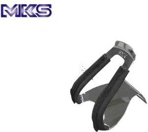 【新品・2営業日で発送】MKS ハーフクリップ 鉄 黒皮付 L