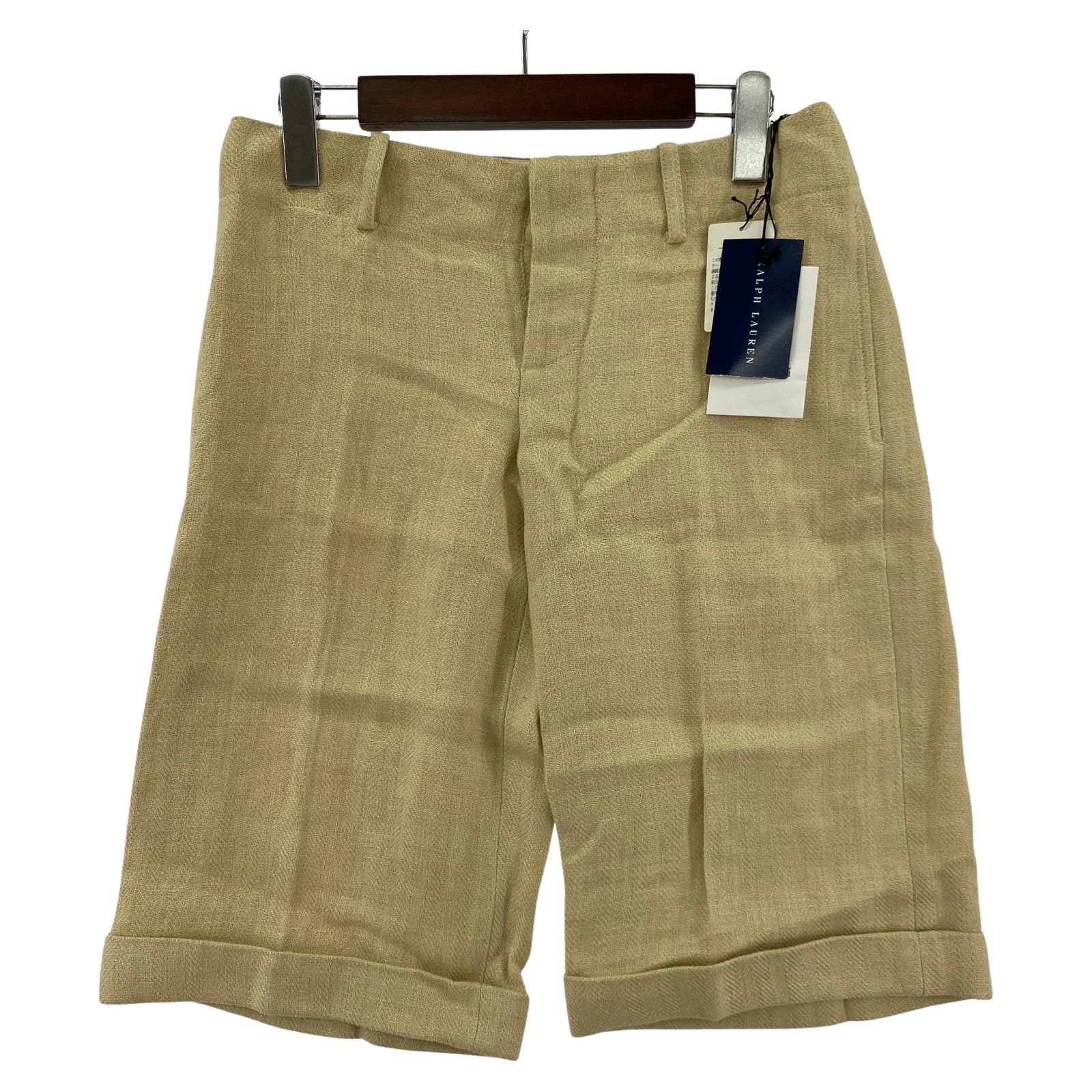 RALPH LAUREN ラルフローレン タグ付き リネン ハーフパンツ