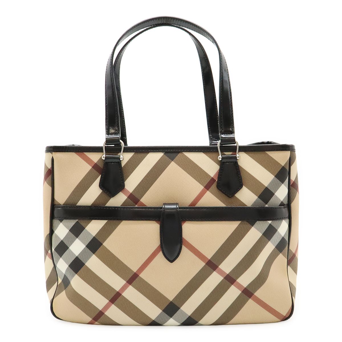 市場】BURBERRY バーバリー ハウスチェック チェック柄 トートバッグ