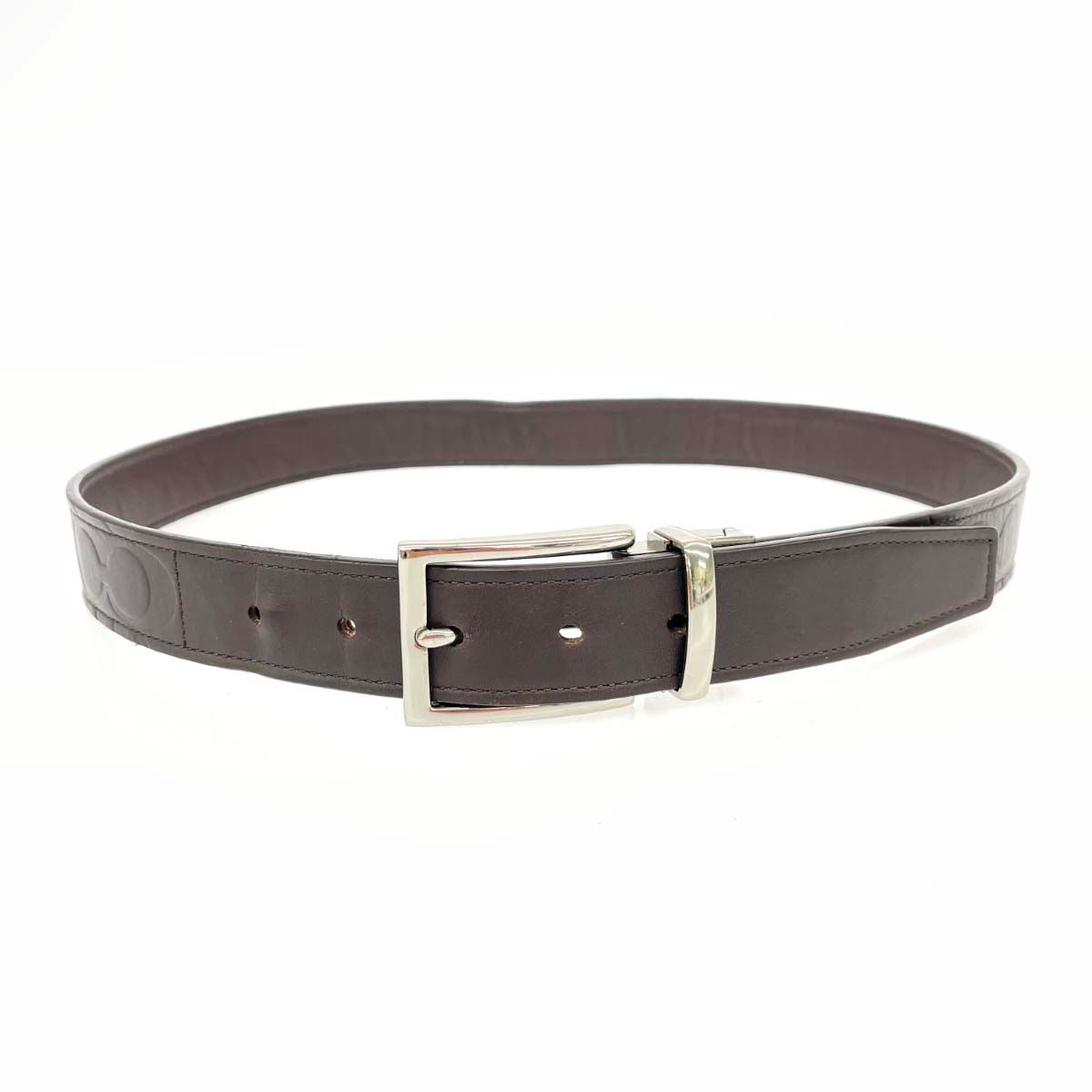 Max Mara ゴールドチェーン/ レザー 切り替え ベルト S Max Mara ゴールドチェーン/ レザー 切り替え ベルト S マックスマーラ