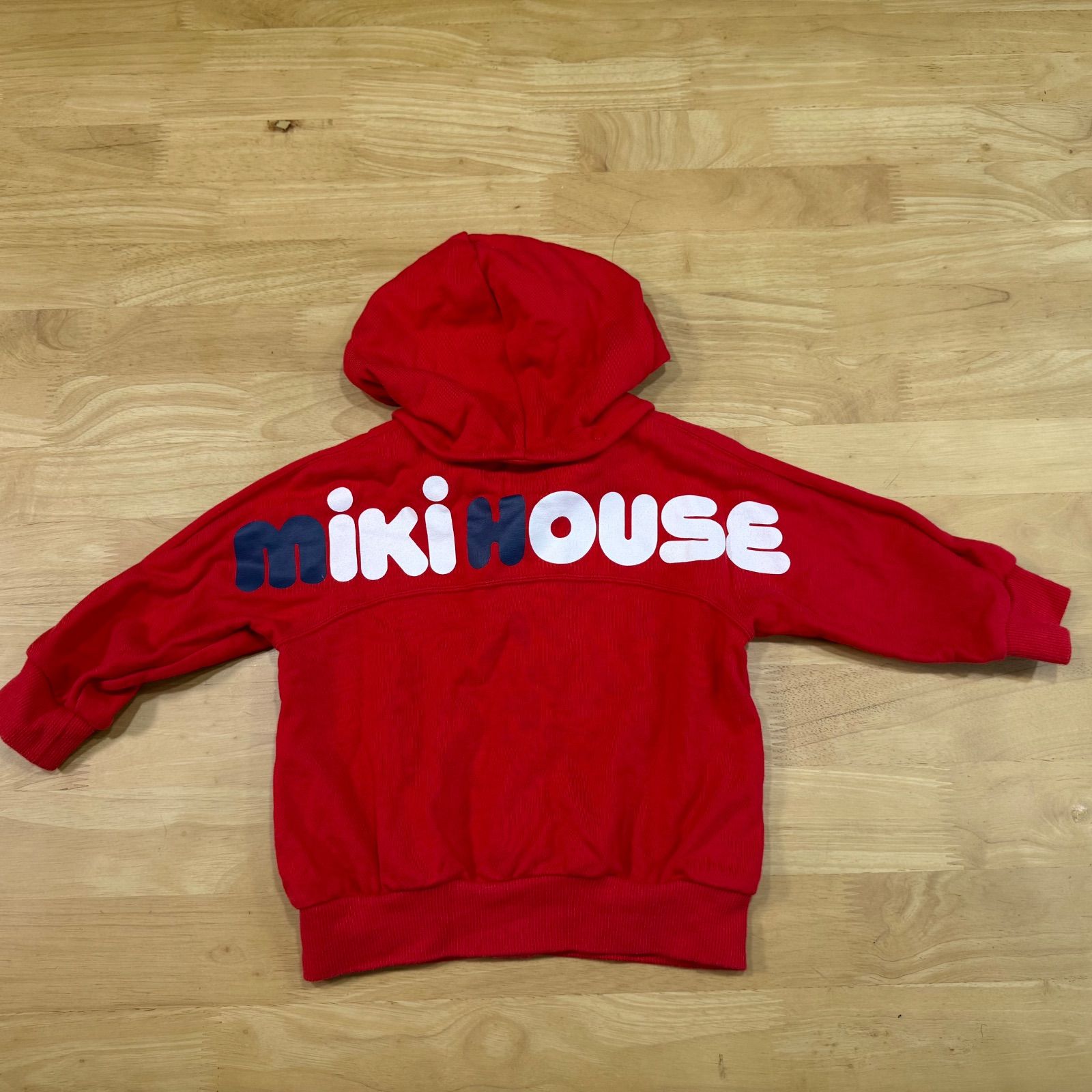 MIKI HOUSE レッド パーカー 未使用　タグ付き　S MIKI HOUSE mikihouse【ミキハウス】【SALE】パーカー（大人用