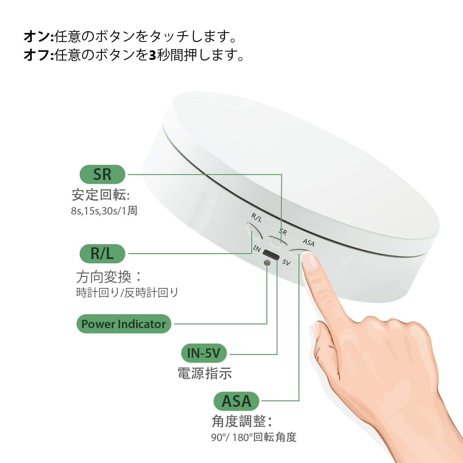 時計 オファー 回転 台