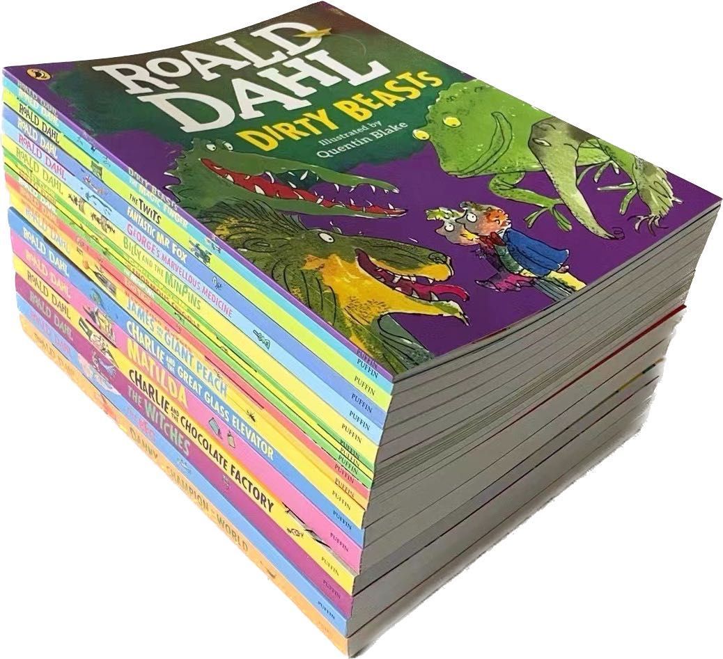 楽天スーパーセール】 Roald Dahl カラー版18冊 QRコード付き英語音声