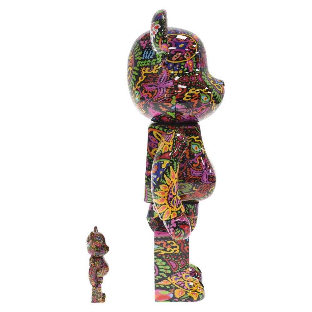 MEDICOM TOY - Psychedlic Paisley 400% ベアブリック/未使用 Medicom Be@rbrick Psychedelic Paisley 100% & 400% - Inspired