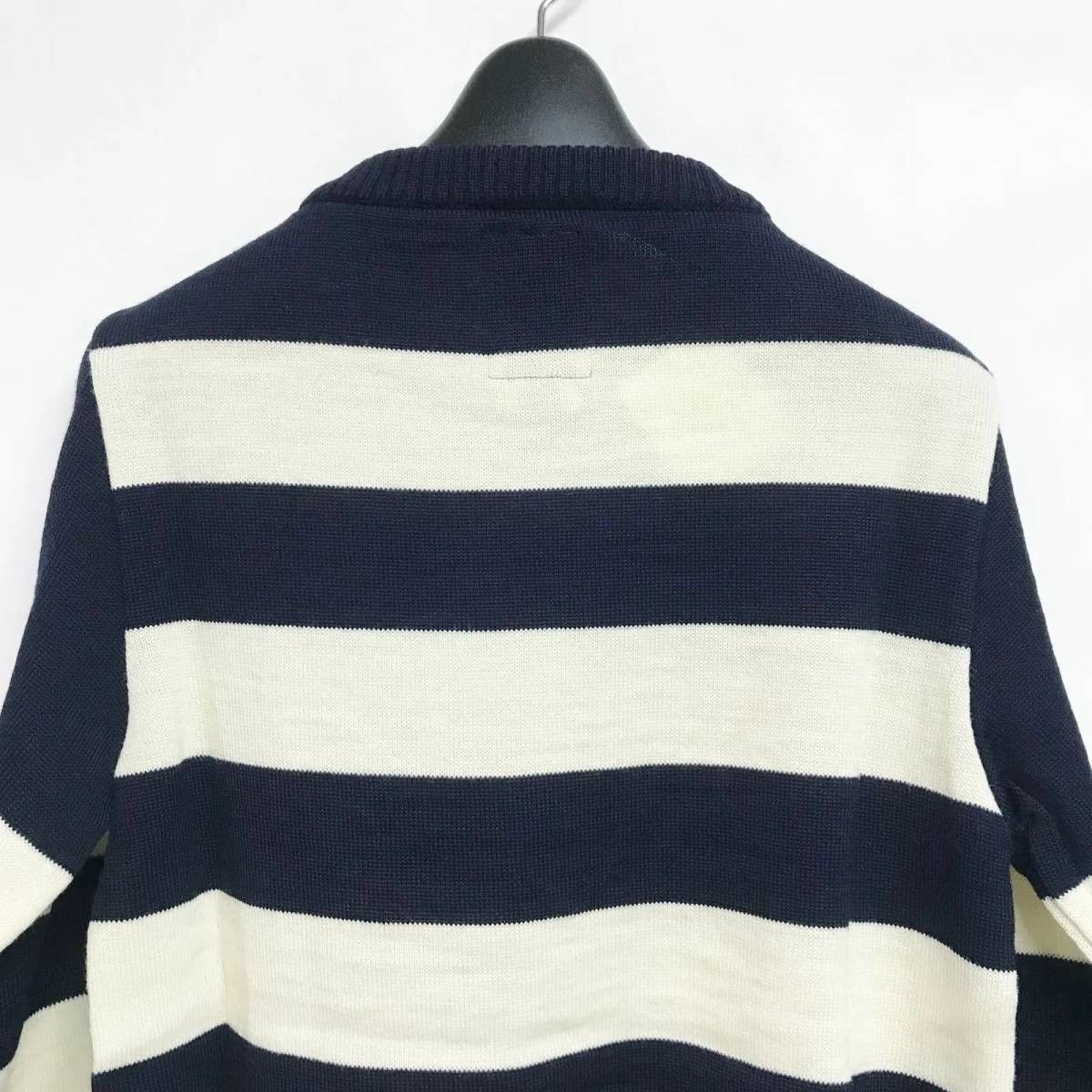 visvim｜ビズビム CREW NECK SWEATER Y.O.B. FR (BORDER) ボーダー 