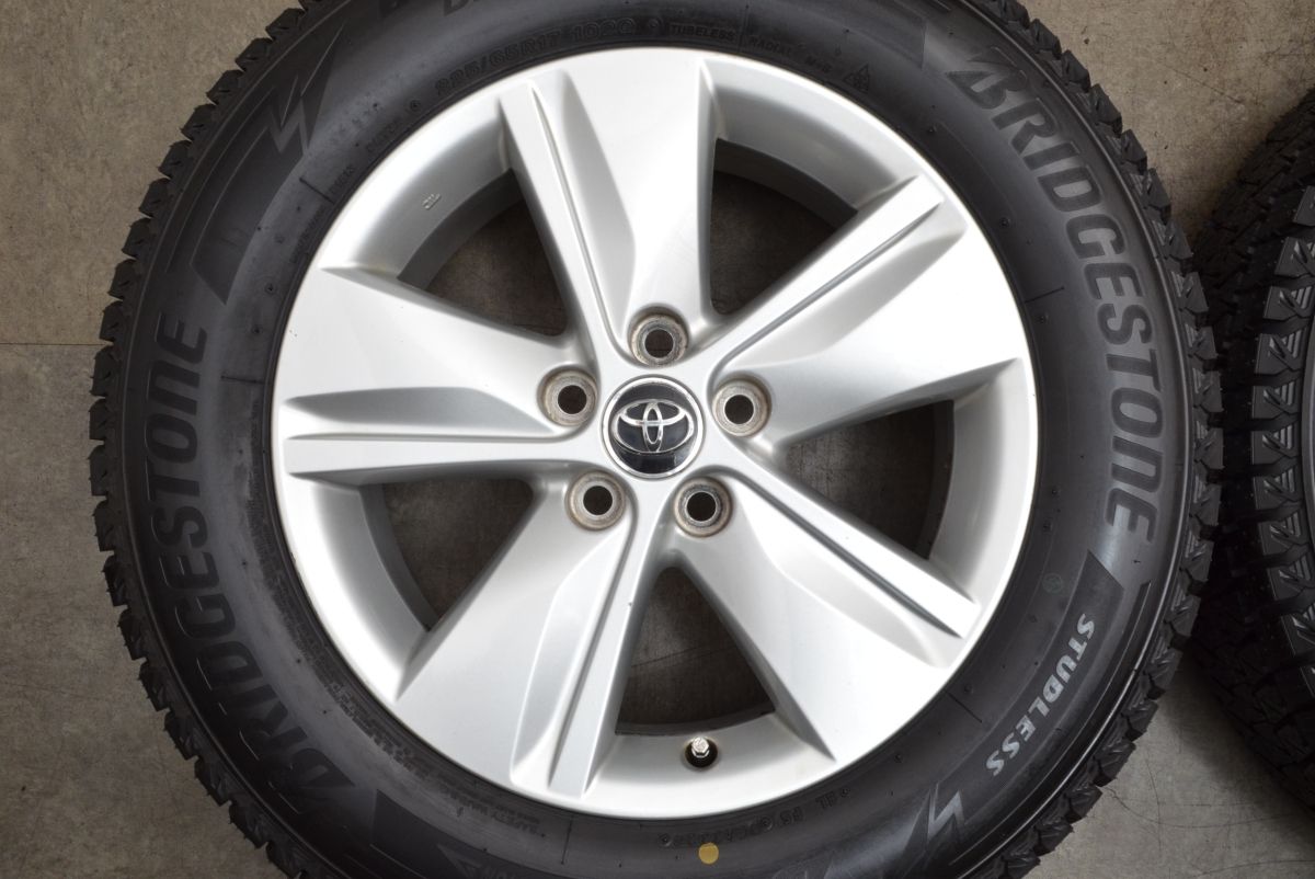 ♥ DM-V3セット トヨタ 60 ハリアー 純正 17in 7J 39 PCD114.3 ブリヂストン ブリザック DM-V3 2025年製 225|65R17 RAV4 バリ溝