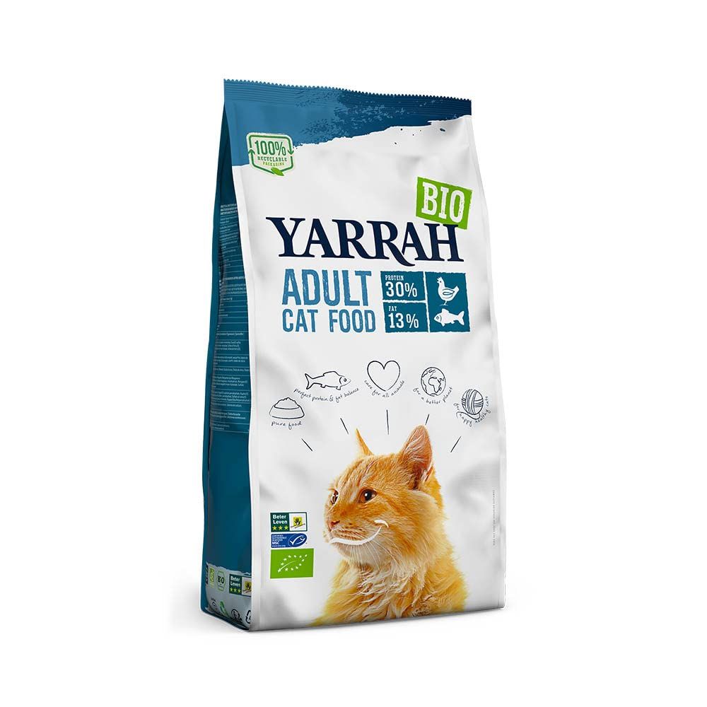 ヤラー 節約 (YARRAH) オーガニックキャットフード フィッシュ 800g
