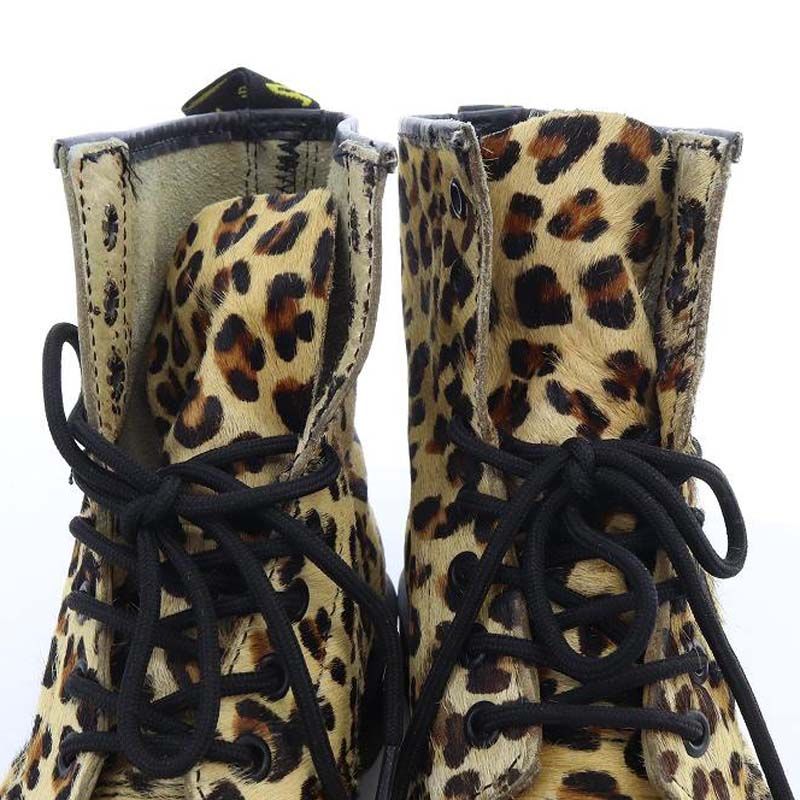 ドクターマーチン Dr. Martens ヒョウ柄8ホールブーツ Dr.Martens 豹柄