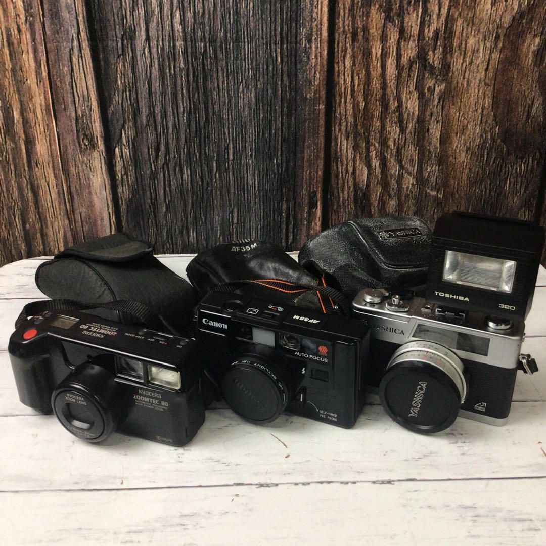 Kyocera canon Yashicaフィルムカメラ 3点セット